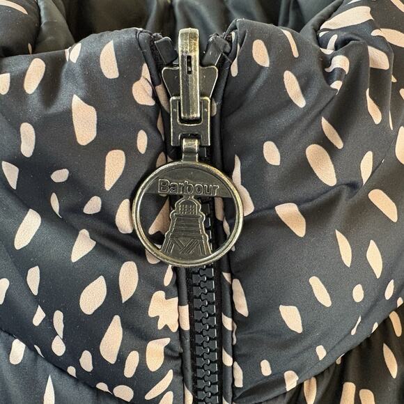 Barbour Women's Marin Reversible Quilted Puffer Jacket in Size US 4 Oversized - Picture 12 of 16